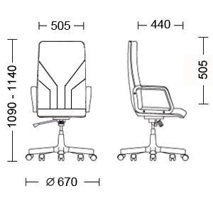 Кресло руководителя MANAGER EXTRA 1.031 (ECO-30)