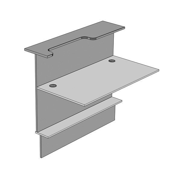 Модуль прямой с вырезом левый Формула ФР 807  Бук