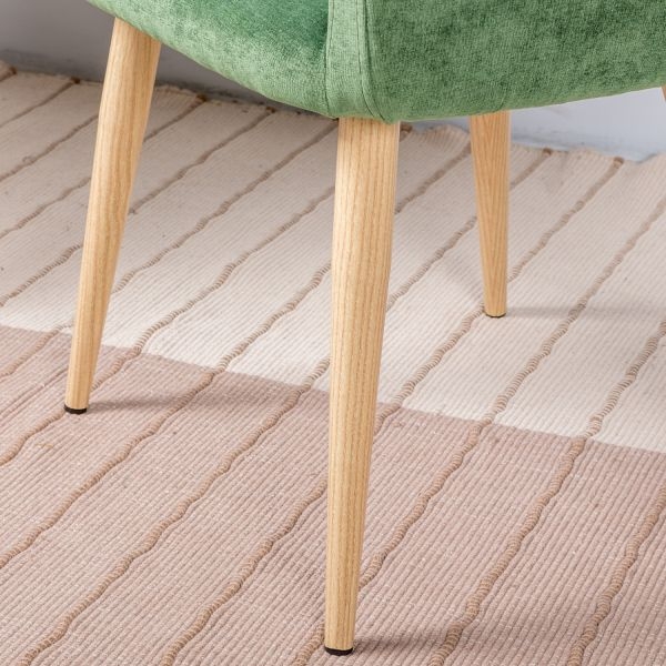 Кресло Oscar зеленый/нат.дуб