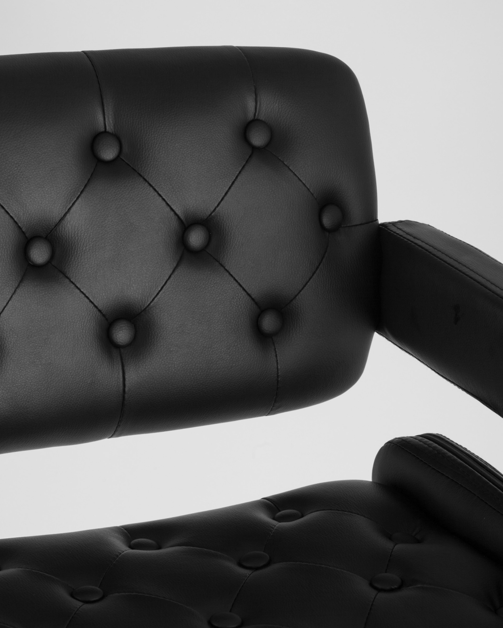 Барный стул Бентли PU-кожа Черный