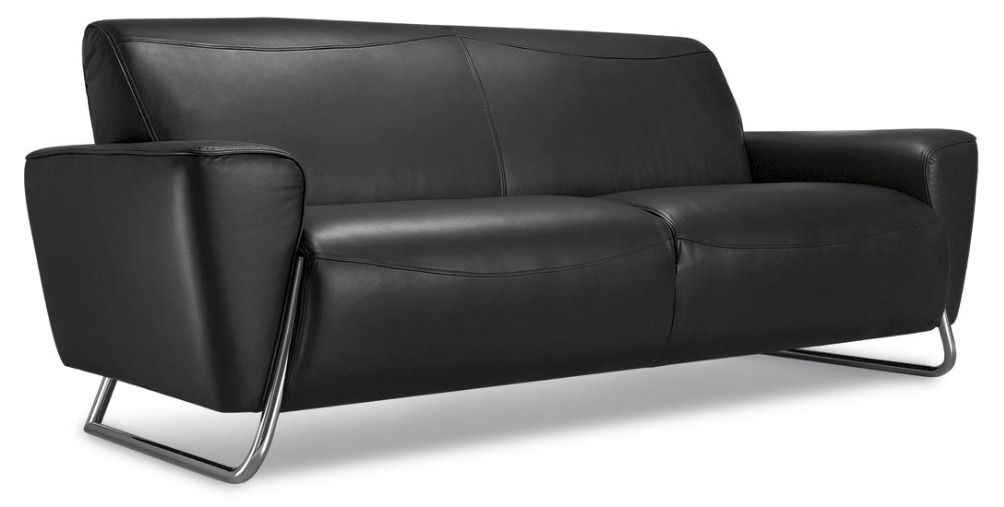 Диван трехместный Чикаго 3 Черный