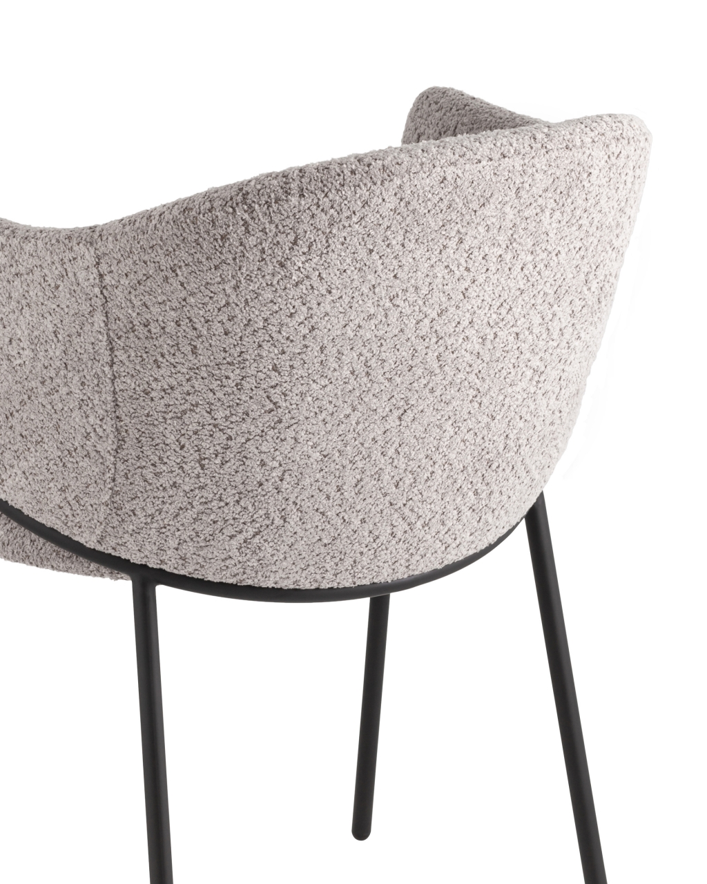 Стул Brace букле Серый