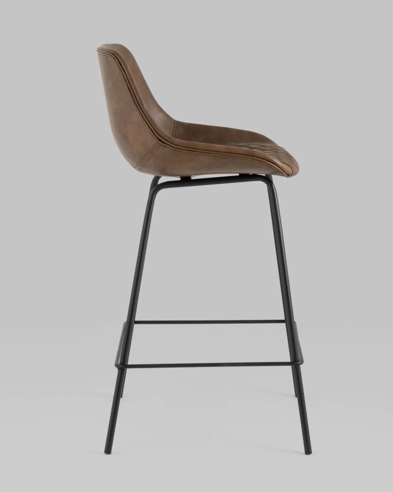 Стул полубарный TEXAS (ПБ) экокожа Коричневый