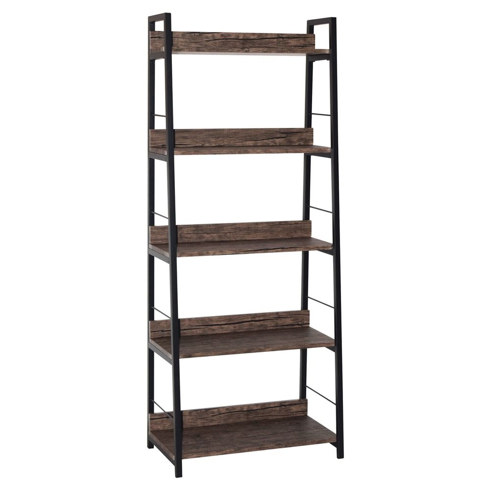 Стеллаж на металлокаркасе BRABIX LOFT SH-003 Мореный дуб