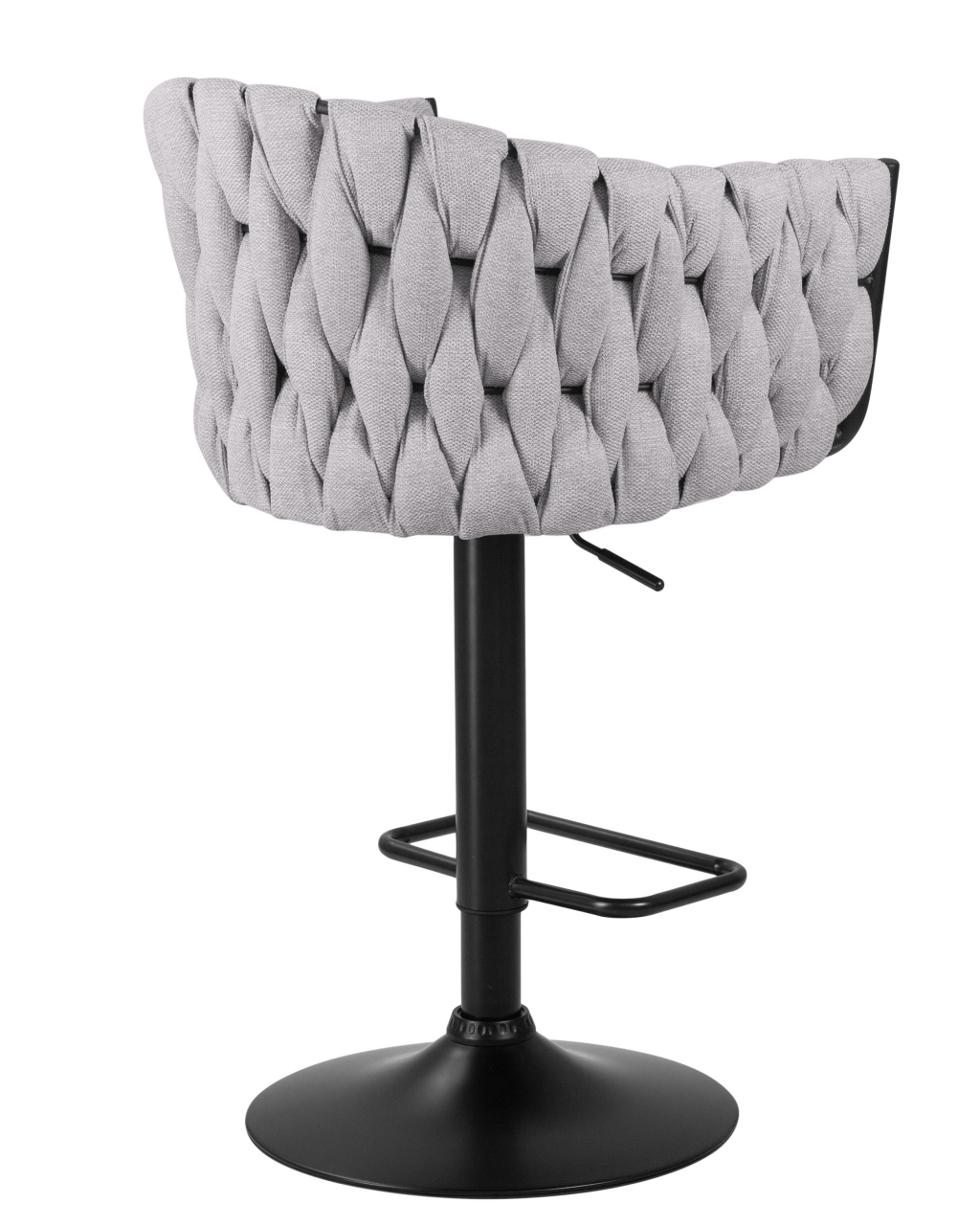 Стул барный DOBRIN LEON Серая ткань LAR 275-17