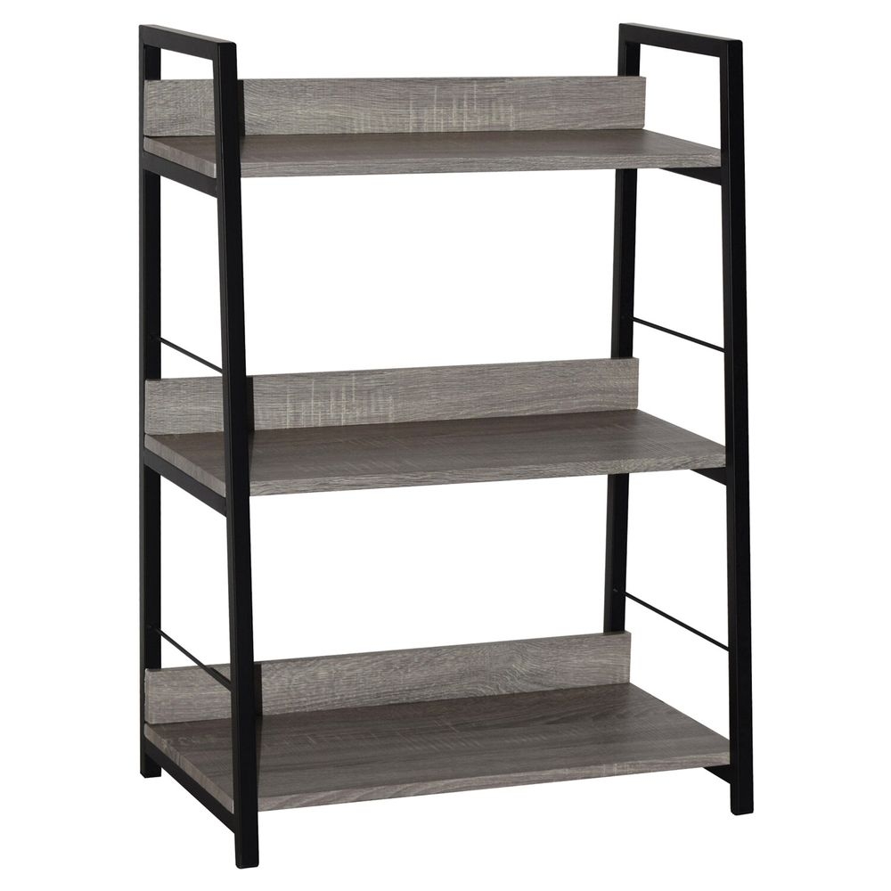 Стеллаж на металлокаркасе BRABIX LOFT SH-002 Дуб антик