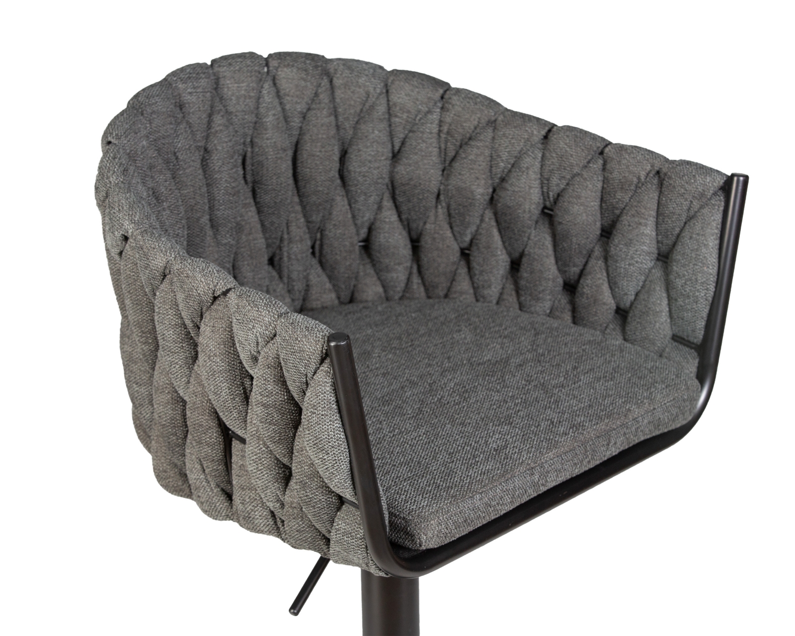 Стул барный DOBRIN LEON Графитовая ткань LAR-275-21