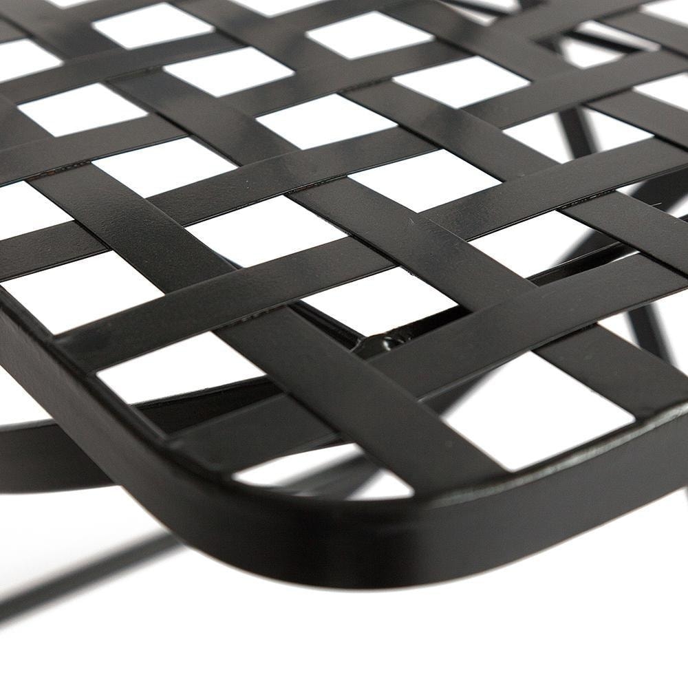 Стул Secret de Maison VICENZA (mod. PL08-1070-1-GBRN) металл, 36х35х91см, черный/плитка ASTRA