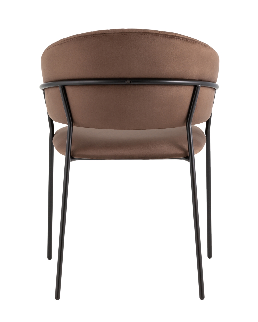 Стул Бруно велюр Коричневый