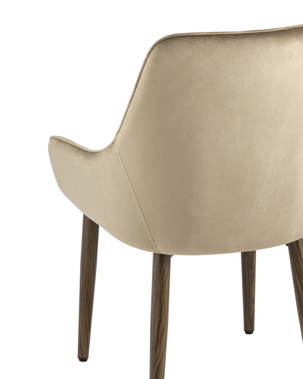 Комплект из двух стульев Диана велюр бежевый 2 шт