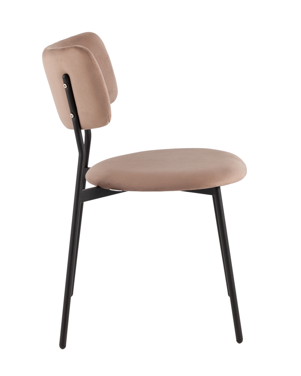 Стул Амелия велюр коричневый