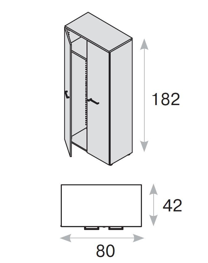 FE/RO Корпус шкафа высокого 72H100 V3V2