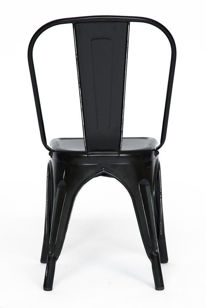 Стул ЛОФТ CХАИР (мод. 012) металл, 45*35*85см, черный/блаcк винтаге / LOFT CHAIR (mod. черный/black vintage