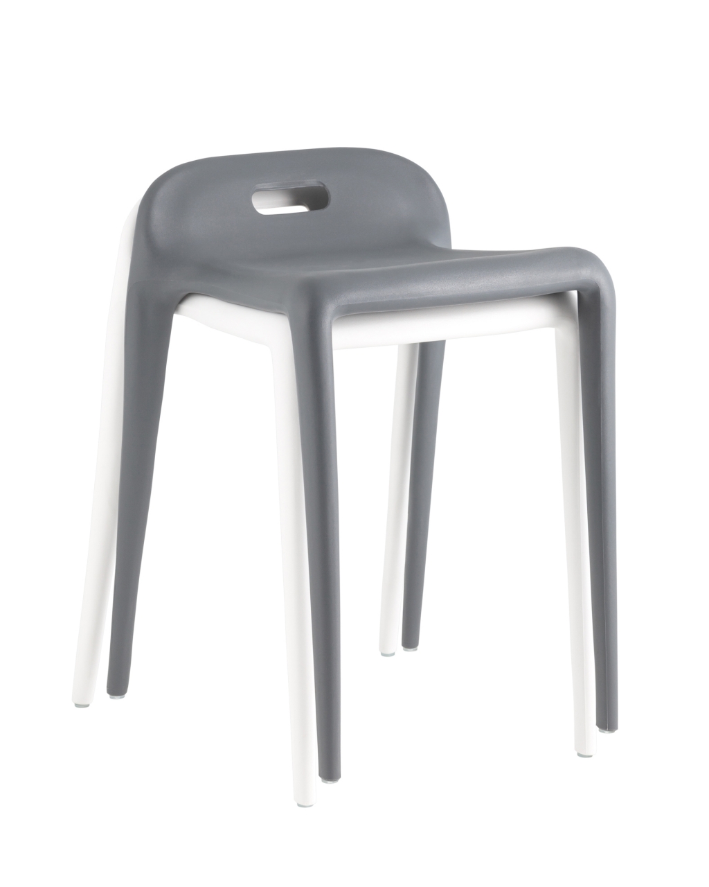 Табурет Sletten пластик Белый