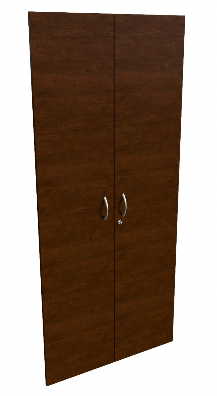 Набор высоких дверей с замком Reception Steel 11552 Дуб темный