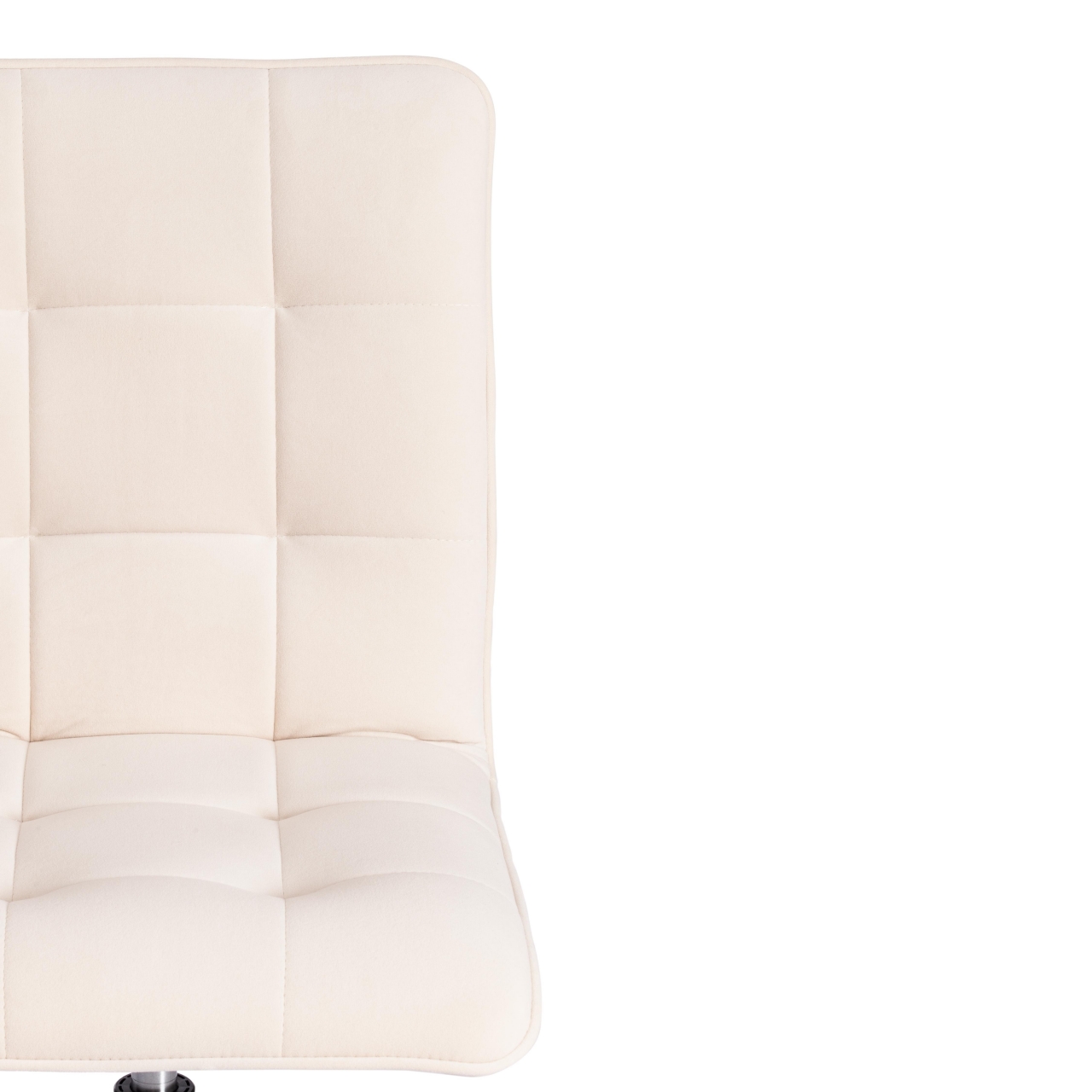 Кресло офисное ZERO СС флок , молочный, 4