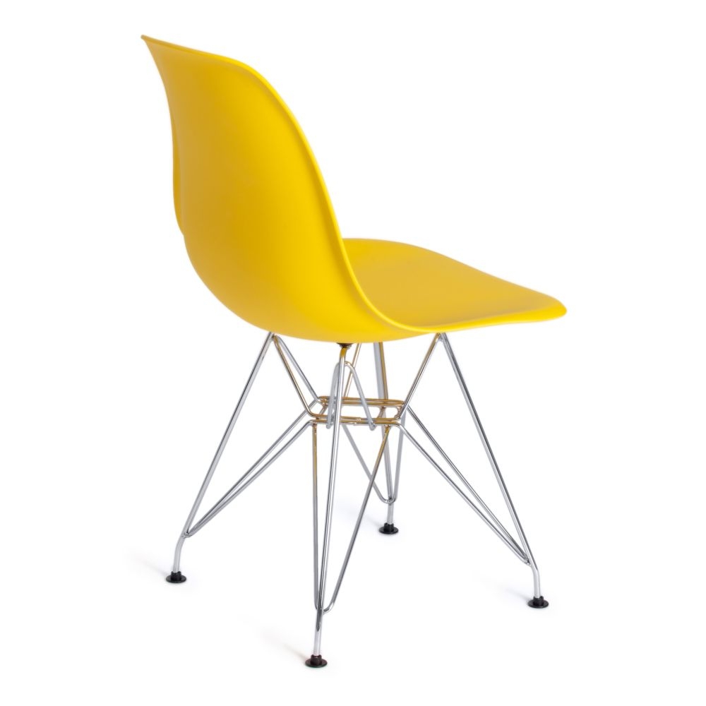 Стул CINDY IRON CHAIR (EAMES) (mod. 002) / 1 шт. в упаковке металл, пластик, 51x46x82,5, желтый