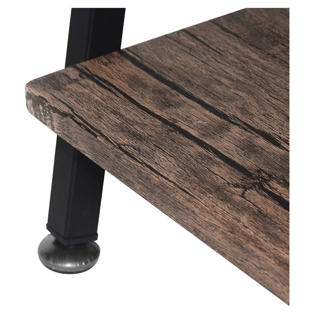 Стол на металлокаркасе BRABIX LOFT CD-004 Мореный дуб