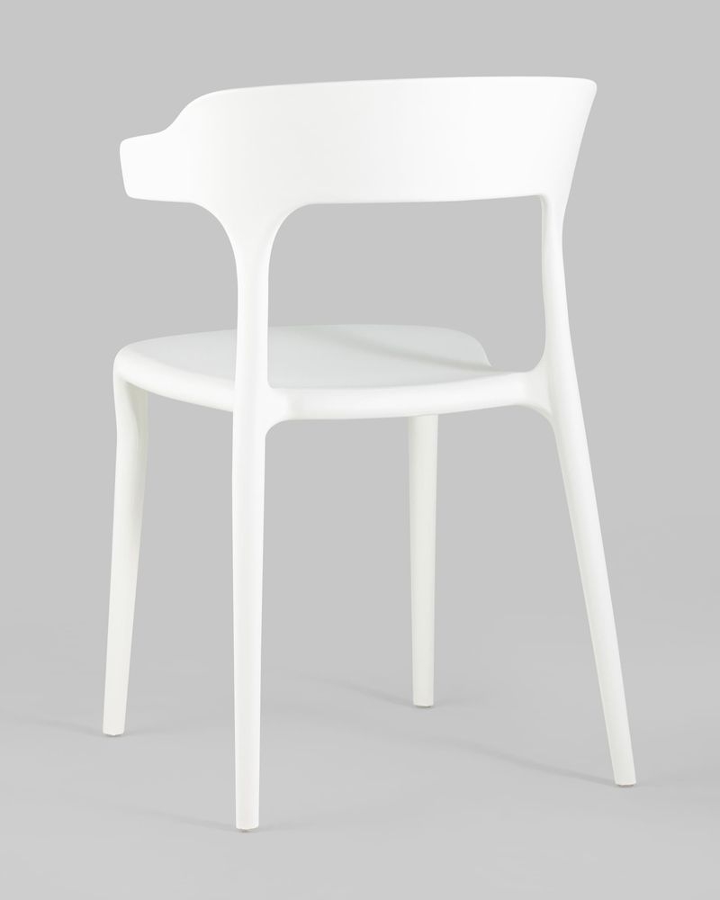 Стул пластиковый Neo с подлокотниками Белый