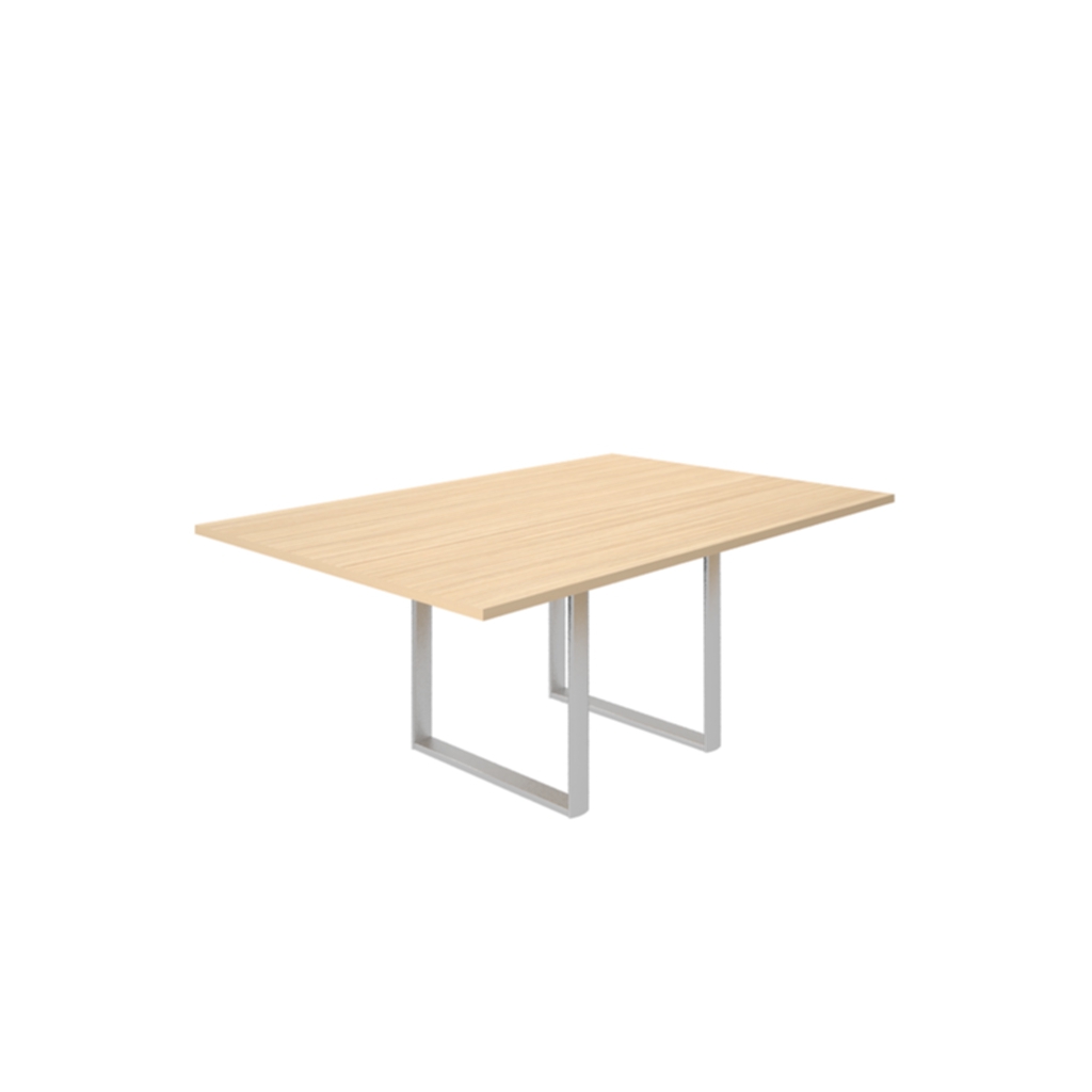 Стол для совещаний CARRE 180х120х72см меламин Акация Аури