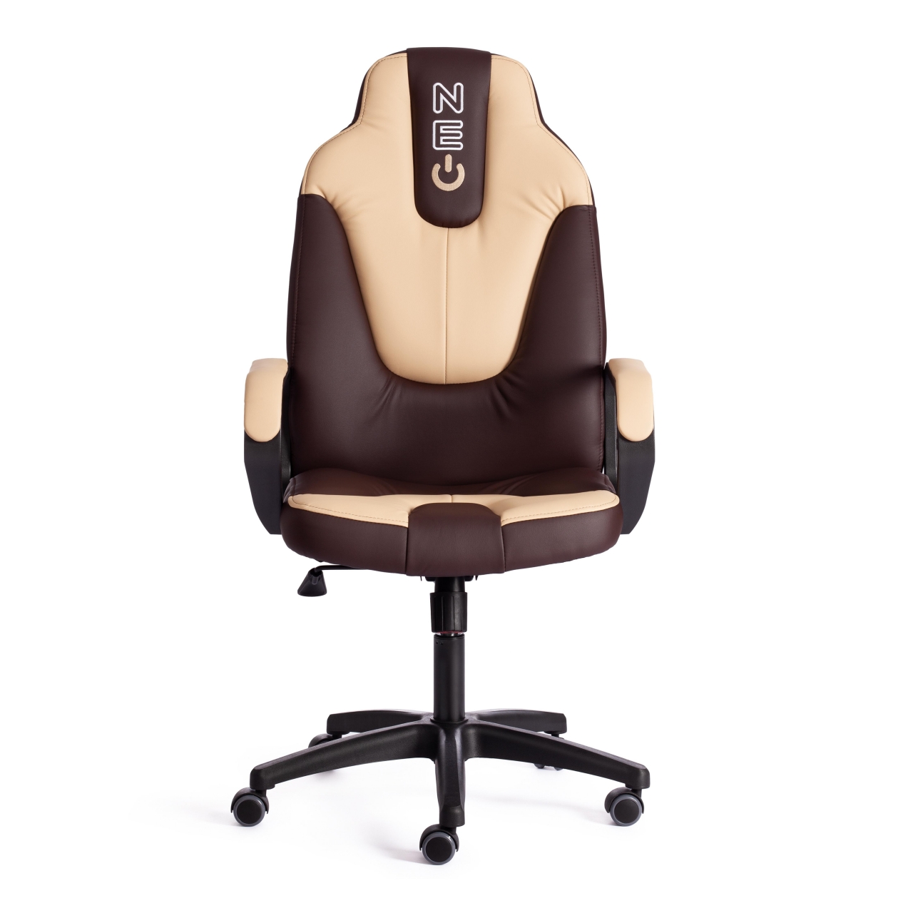 Кресло NEO 2 (22) экокожа Коричневый/бежевый 36-36/36-34