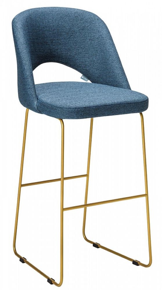 Кресло барное Lars БлюАрт/ЛинкЗолот