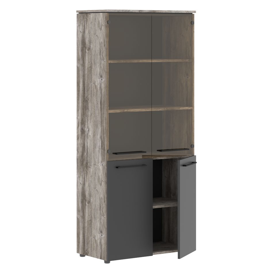 Шкаф комбинированный MORRIS TREND MHC 85.2 Сосна Нордик Антрацит