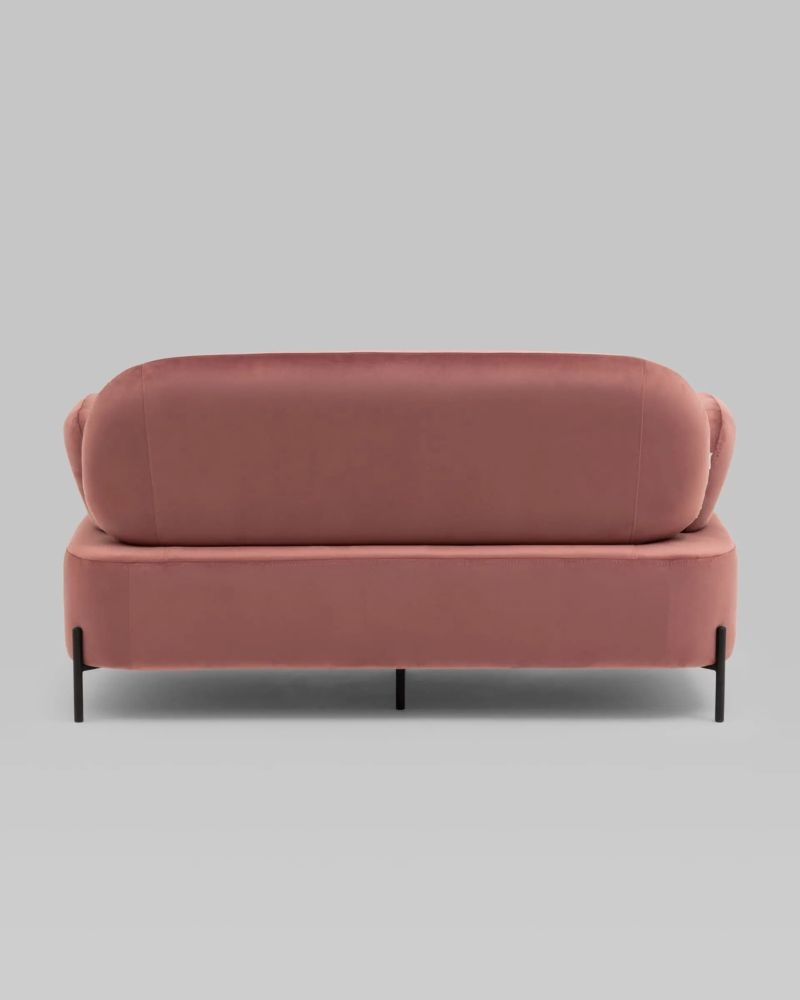Диван Кэнди велюр Пыльно-розовый