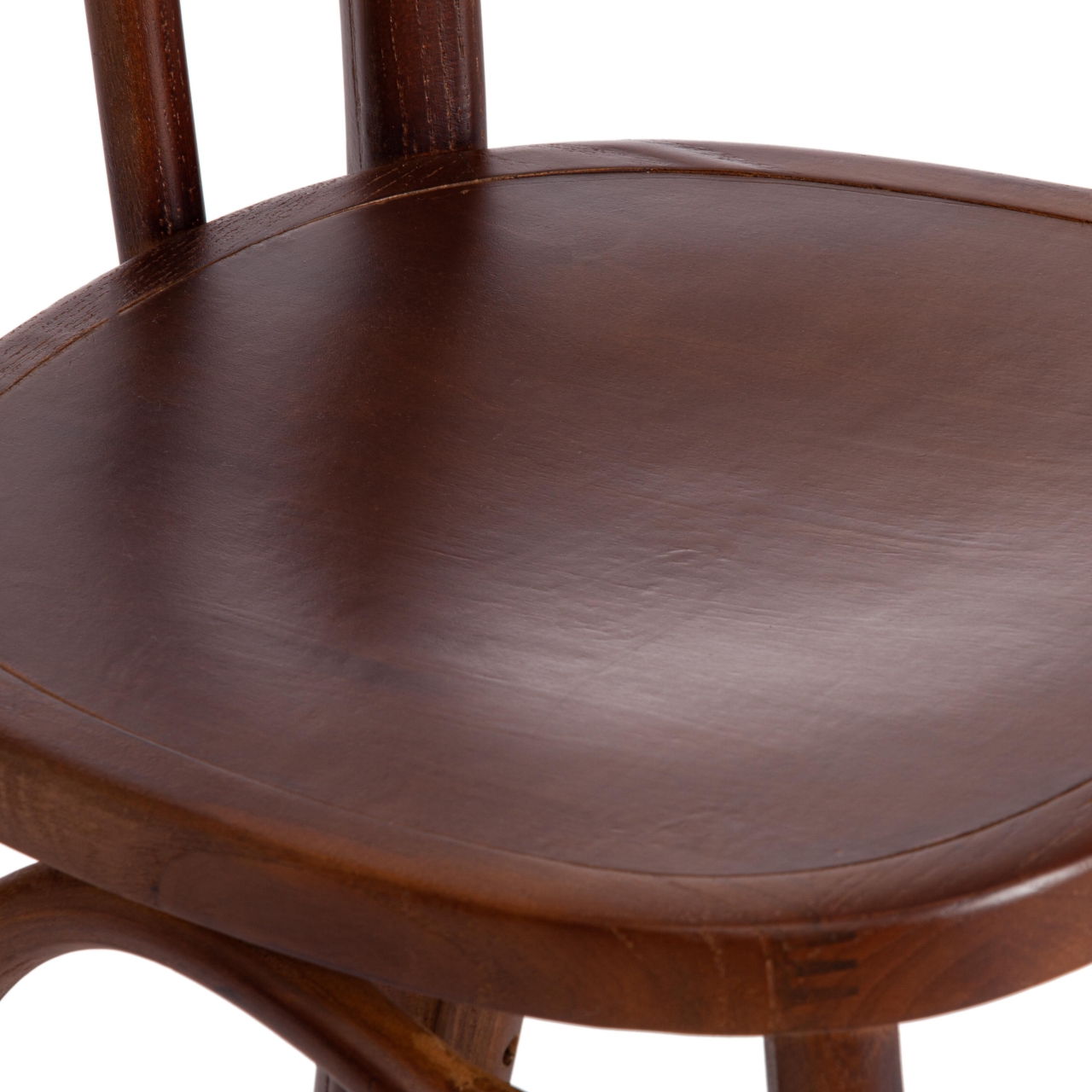 Стул THONET CLASSIC CHAIR (mod.СB2345) дерево вяз, 43*49*88.5, Темный Орех (№5)