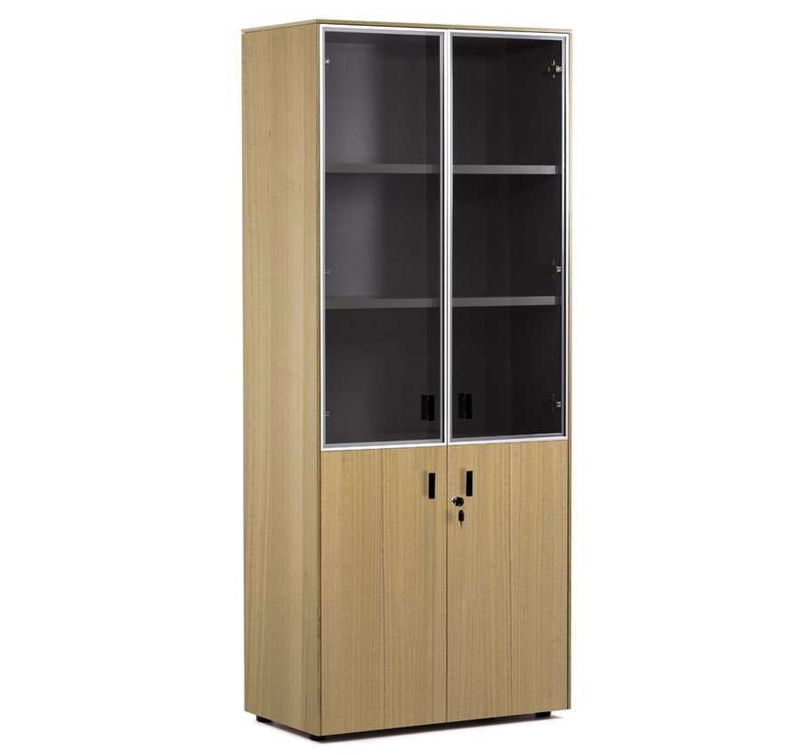 Шкаф комбинированный H.197 ENZO 109 714 ECL-L 01 Светлый эвкалипт Черный