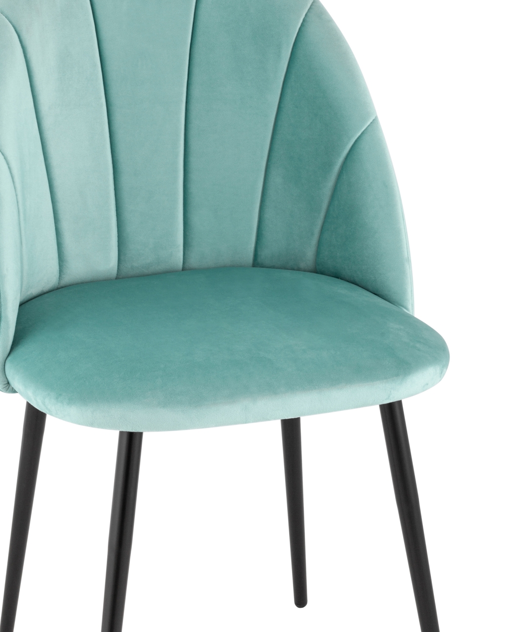 Стул Логан NEW велюр Пыльно-голубой