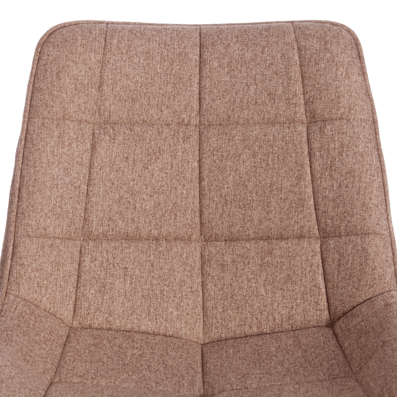 Стул ABRUZZO ( mod. 8060 ) металл,ткань, 42 х 60 х 84 х 49 см, ткань: серо-бежевый, ножки: черный