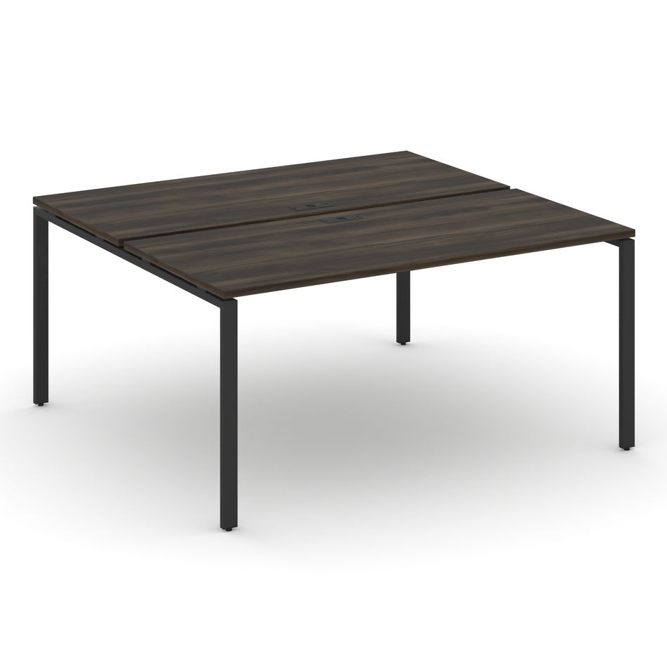 Рабочая станция двухсторонняя на 2 места CONCEPT CN.DRS-004 Дуб Мали Черный