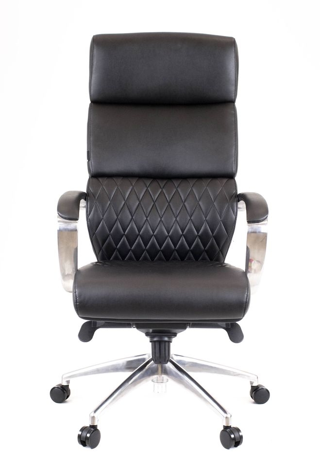 Кресло для руководителя Everprof President Экожа Черный