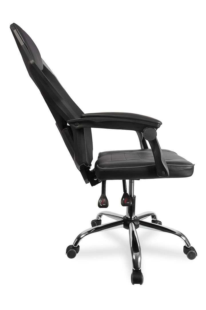 Кожаное компьютерное кресло CLG-802 LXH Black