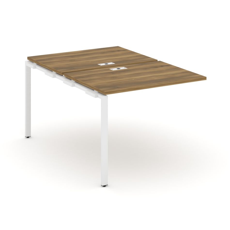 Двойной наборный элемент рабочей станции CONCEPT CN.DNRS-001 Сандал Янтарный Белый