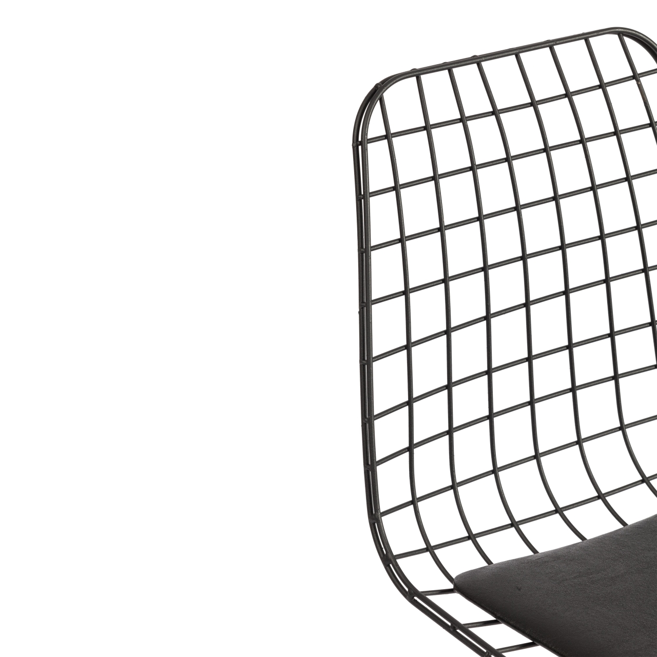 Стул TAVOLA (mod. 271) металл/экокожа, 46 х 47.5 х 84 см, Black (черный)