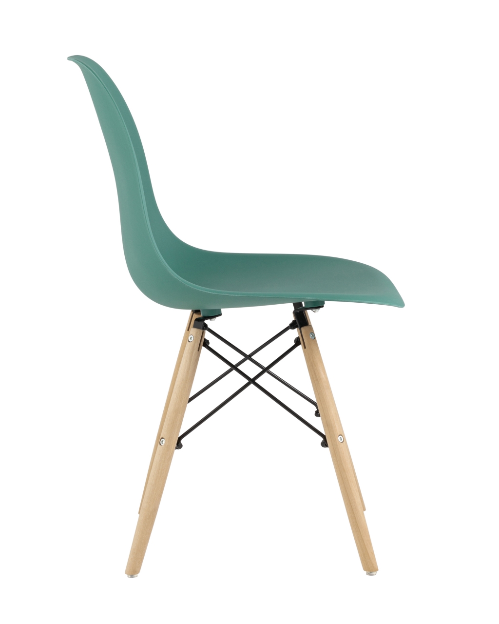 Стул Eames Style DSW серо-зеленый (разборный каркас)
