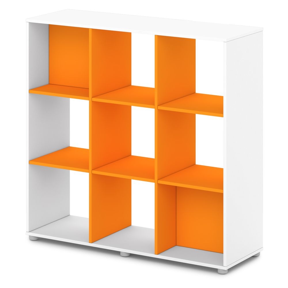 Стеллаж низкий с ячейками S-79 Sentida Color Апельсин
