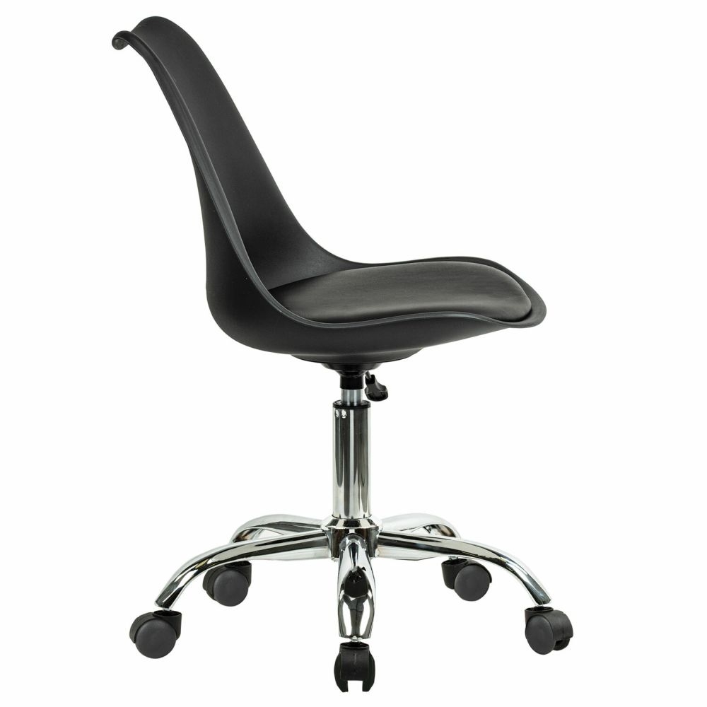 Офисное кресло БРАБИКС Еамес МГ-310 CХ экокожа Черный / BRABIX Eames MG-310 CH