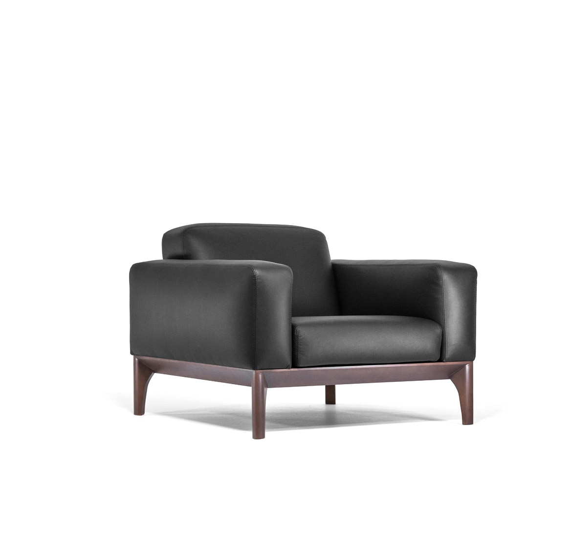 Кресло FIOTTO 1 Dakota black Dollaro black tobacco