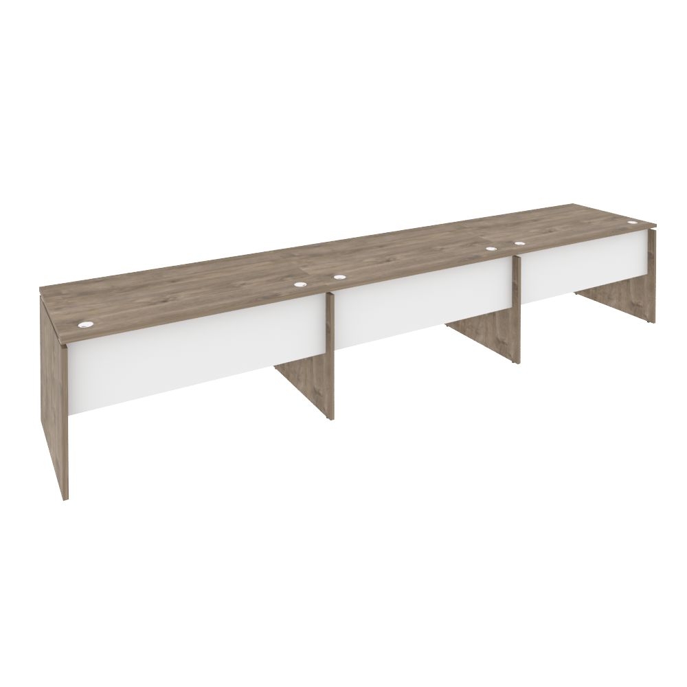 Рабочая станция ONIX O.RS-3.3.8 Тиквуд Темный/Белый