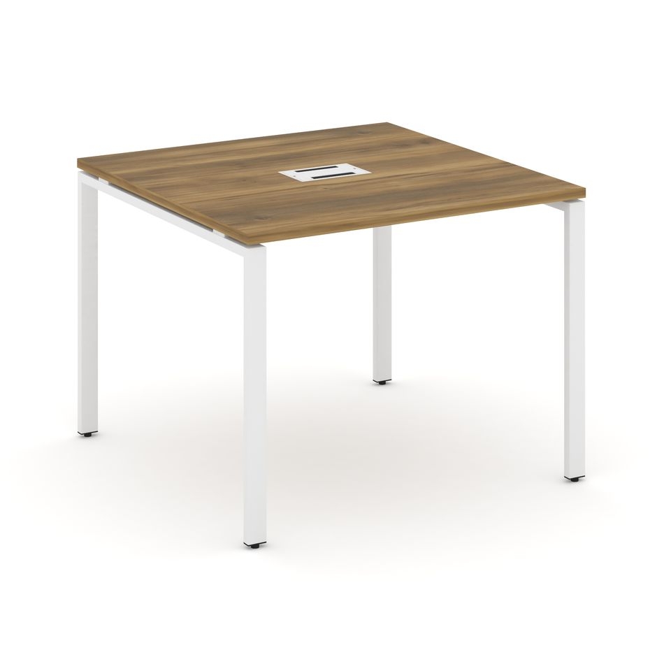 Стол переговорный (1 столешница) CONCEPT CN.PRG-011 Сандал Янтарный Белый