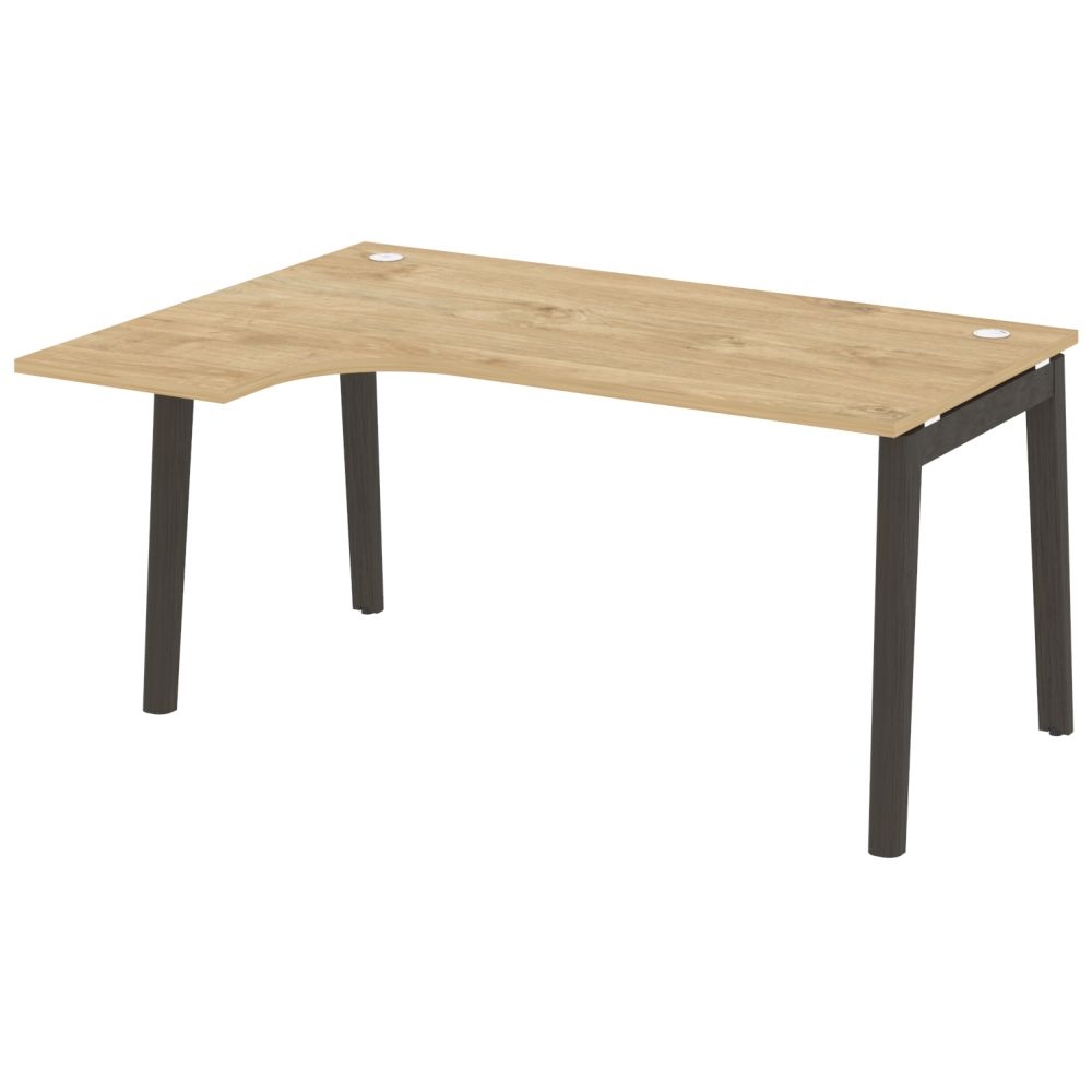 Стол эргономичный левый ONIX WOOD OW.SA-4(L) Тиквуд Светлый/Темный
