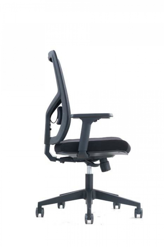 Кресло офисное СИЛЬВИЯ LB Черная сетка