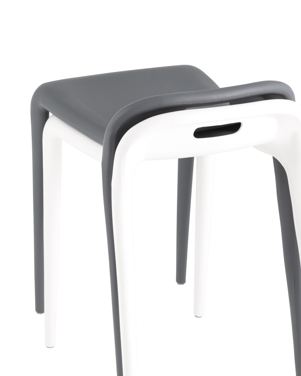 Табурет Sletten пластик Белый