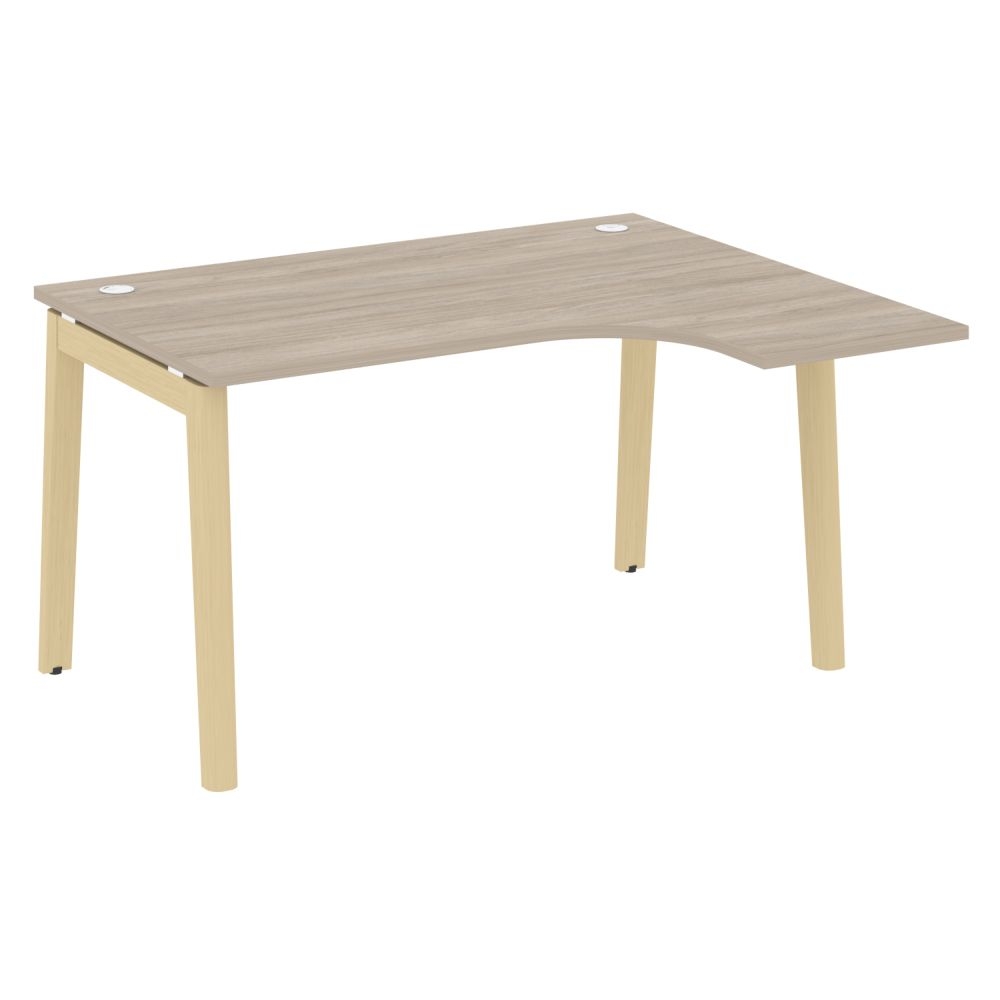 Стол эргономичный правый ONIX WOOD OW.SA-3(R) Дуб Аттик/Светлый