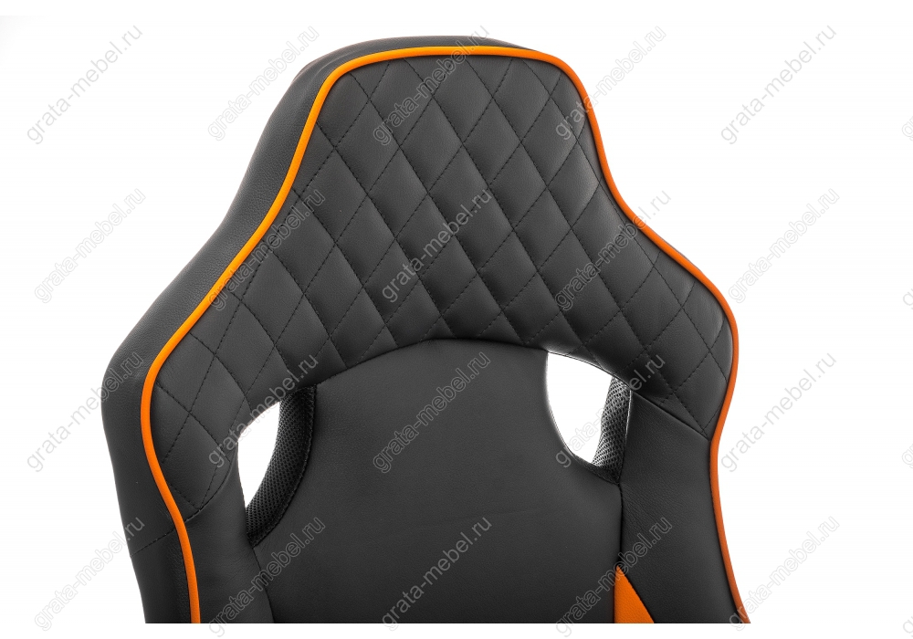 Стул Anger черное / оранжевое