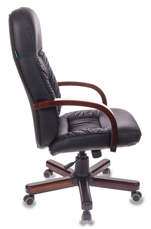 Кресло руководителя Бюрократ T-9908/WALNUT Черный