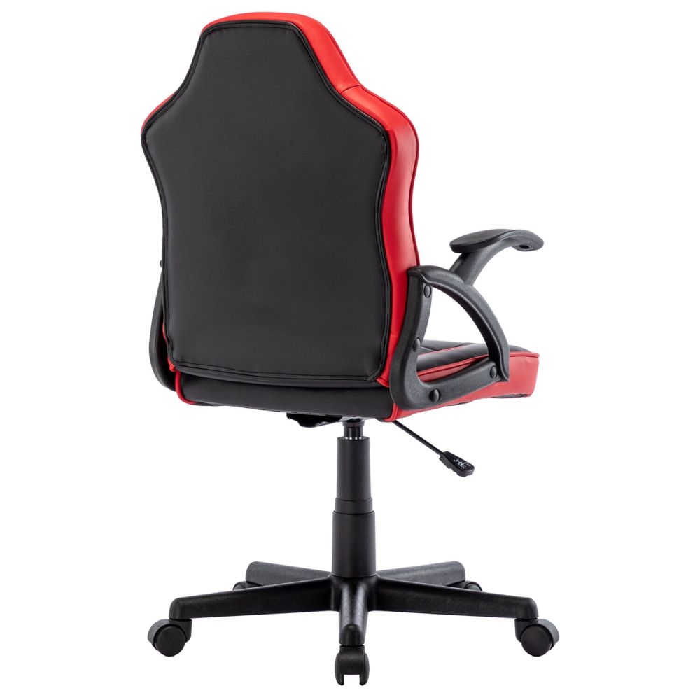 Кресло компьютерное BRABIX Shark GM-203 экокожа Черный-красный